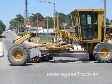 imgen de lo que quedd el fatal accidente