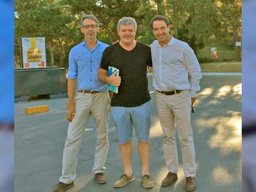 Foto de archivo: Baldo junto al titular de Parques Emiliano Ezcurra