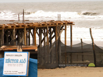 Cemento en la playa: unnime rechazo a las construcciones de cemento sobre medanos