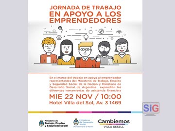 Afiche promocional de la charla del miercoles 