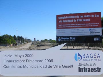 En el recuerdo, el cartel de campaa 2009. Ahora se inaugura el primer tramo