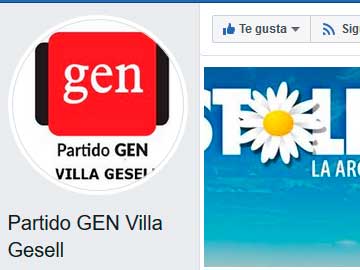 El GEN de Villa Gesell y un comunicado. A nivel local dirigentes participan con Baldo