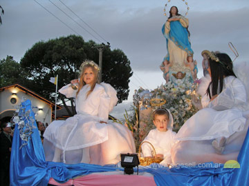 La imagen de la Inmaculada Concepcin volver a pasearse por las calles de Gesell