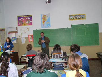 Foto del ao 2005, del programa de estudios de la Historia de Villa Gesell