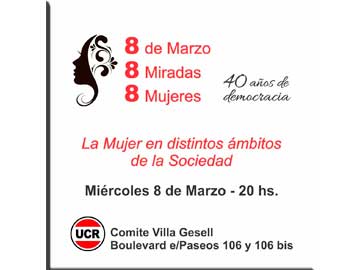 Invitacion cursada a la actividad de este miercoles 8, desde las 20