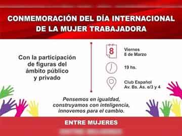 Un grupo de mujeres conmemorarn el dia de la mujer trabajadora