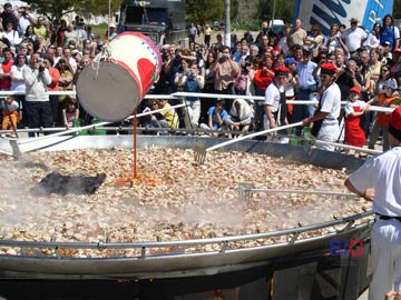 La gran paella ser el domingo. Un placer integro