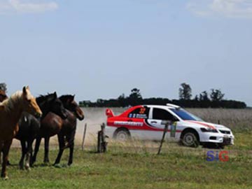 El Rally desembarca en tierras gauchas (foto deportelauquen.com)