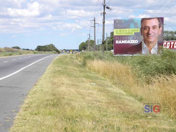 La campaa de Randazo, casi sobre la ruta!