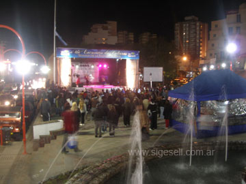 El escenario mayor. Este ao con menos espacio para el pblico