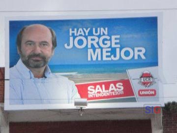 Salas y su slogan: hay un Jorge mejor