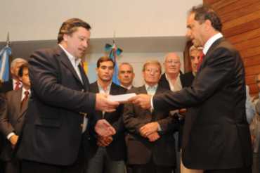 Foto de archivo: Scioli y Erneta