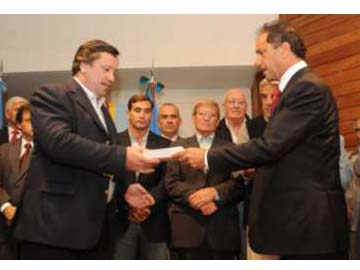 Erneta y Scioli. Elogios del Gobernador. Sern candidatos juntos? (f: El fundador on line)