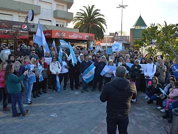 Luis Baldo fu el nico orador del acto